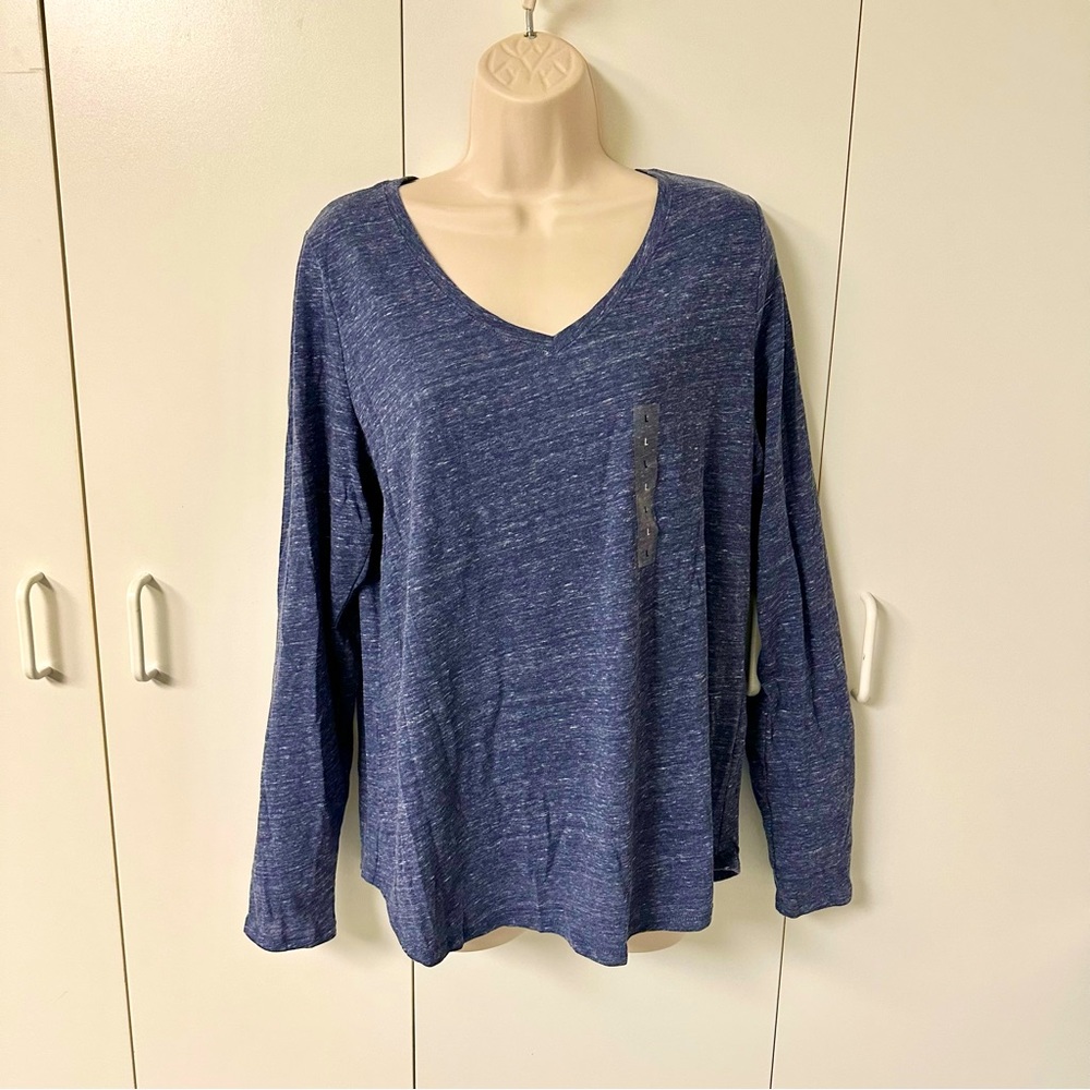 Sonoma Goods for Life women’s v neck long sleeve t shirt size Large